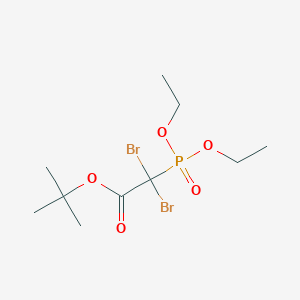 t-Butyl diethylphosphonodibromoacetate