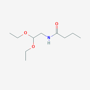 molecular formula C10H21NO3 B8320525 N-(2,2-diethoxyethyl)butyramide 