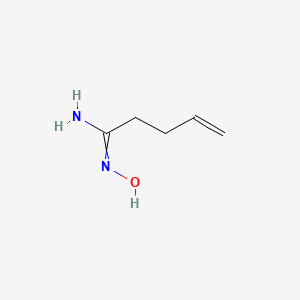 molecular formula C5H10N2O B8320550 N-hydroxy-pent-4-enamidine 