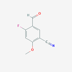 4-Fluoro-5-formyl-2-methoxy-benzonitrile