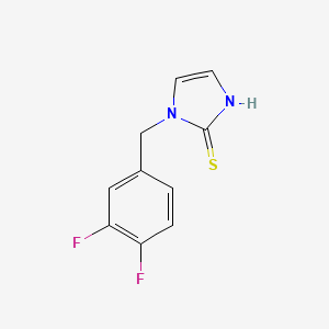 1-(3,4-Difluorobenzyl)-2-mercaptoimidazole