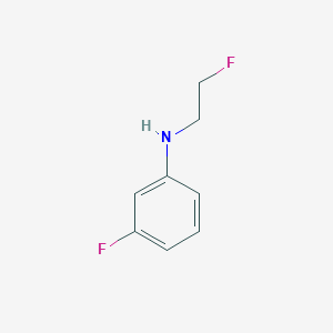 molecular formula C8H9F2N B8320634 (2-Fluoro-ethyl)-(3-fluoro-phenyl)-amine 