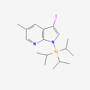 3-iodo-5-methyl-1-triisopropylsilanyl-1H-pyrrolo[2,3-b]pyridine