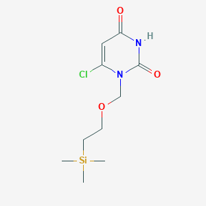 6-chloro-1-((2-(trimethylsilyl)ethoxy)methyl)pyrimidine-2,4(1H,3H)-dione