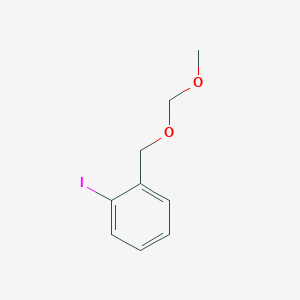 molecular formula C9H11IO2 B8320932 1-Iodo-2-((methoxymethoxy)methyl)benzene 