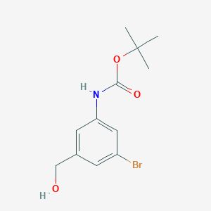 tert-Butyl [3-bromo-5-(hydroxymethyl)phenyl]carbamate