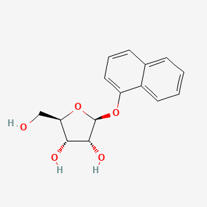 molecular formula C15H16O5 B8320968 alpha-naphthyl beta-D-ribofuranoside 