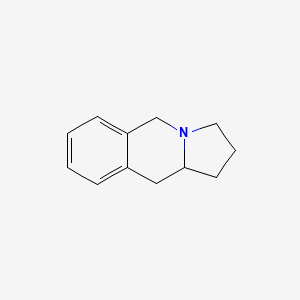 molecular formula C12H15N B8321073 1,2,3,5,10,10a-Hexahydropyrrolo[1,2-b]isoquinoline 