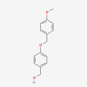 molecular formula C15H16O3 B8321098 4-[(4-Methoxybenzyl)oxy]benzylalcohol CAS No. 77182-74-2
