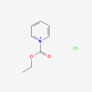 molecular formula C8H10ClNO2 B8321164 Pyridinium, 1-(ethoxycarbonyl)-, chloride CAS No. 63755-30-6