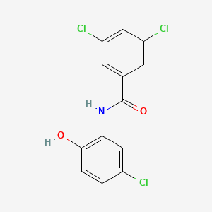 molecular formula C13H8Cl3NO2 B8321173 N-(5-Chloro-2-hydroxyphenyl)-3,5-dichlorobenzamide 