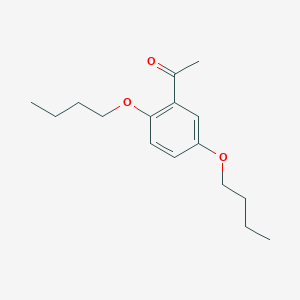molecular formula C16H24O3 B8321178 1-(2,5-Dibutoxyphenyl)ethanone 