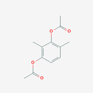 molecular formula C12H14O4 B8321190 1,3-Diacetoxy-2,4-dimethylbenzene 