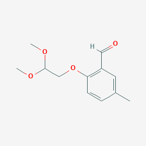 2-(2,2-Dimethoxy-ethoxy)-5-methyl-benzaldehyde