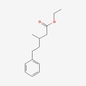 molecular formula C14H20O2 B8321245 Ethyl 5-phenyl-3-methylpentanoate 