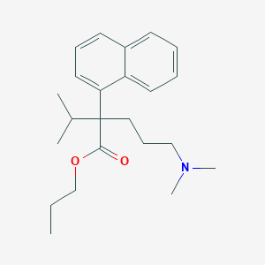 B083213 Propyl 5-(dimethylamino)-2-naphthalen-1-yl-2-propan-2-ylpentanoate CAS No. 13349-33-2