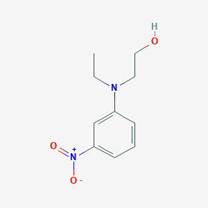 molecular formula C10H14N2O3 B8321322 2-[Ethyl(3-nitrophenyl)amino]ethan-1-ol 