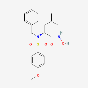 (R)-2-[Benzyl[(4-methoxyphenyl)sulfonyl]amino]-4-methylpentanehydroximic acid