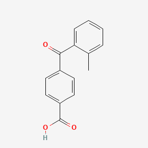molecular formula C15H12O3 B8321447 4-(2-Methylbenzoyl)benzoic acid 