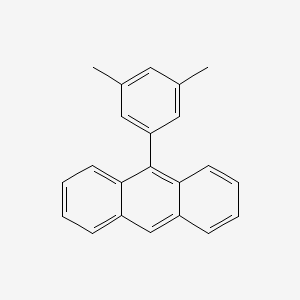 molecular formula C22H18 B8321483 9-(3,5-Xylyl)anthracene 