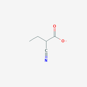 molecular formula C5H6NO2- B8321563 Cyano-ethyl-acetate 