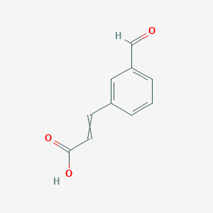 molecular formula C10H8O3 B8321615 3-Formyl-cinnamic acid 