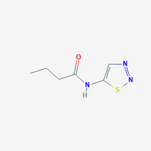 molecular formula C6H9N3OS B8321621 butyric acid-N-(1,2,3-thiadiazole-5-yl)-amide 