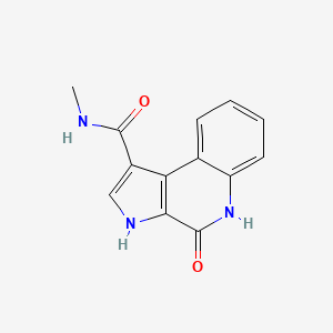 N-(methyl)-4-oxo-4,5-dihydro-3H-pyrrolo[2,3-c]quinoline-1-carboxamide