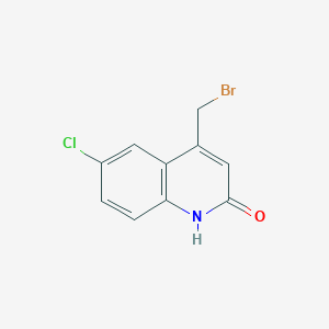 4-Bromomethyl-6-chloro-2-hydroxyquinoline