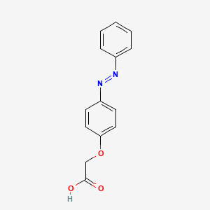 molecular formula C14H12N2O3 B8321684 4-Phenylazophenoxyacetic acid 