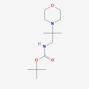 tert-Butyl 2-methyl-2-morpholinopropylcarbamate