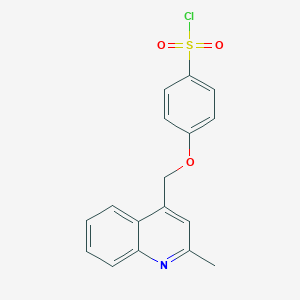 4-[(2-Methylquinolin-4-yl)methoxy]benzenesulphonyl chloride