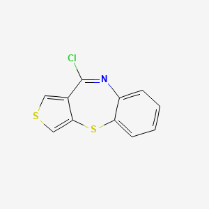 molecular formula C11H6ClNS2 B8321769 10-Chloro-thieno[3,4-b][1,5]benzothiazepine 