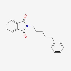 molecular formula C19H19NO2 B8321807 2-(5-Phenylpentyl)isoindoline-1,3-dione 