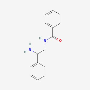 molecular formula C15H16N2O B8321923 N-(2-amino-2-phenylethyl)benzamide 
