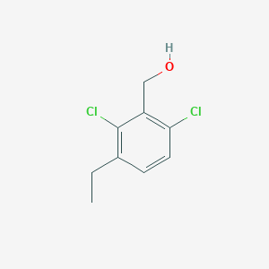 molecular formula C9H10Cl2O B8321928 (2,6-Dichloro-3-ethylphenyl)methanol 