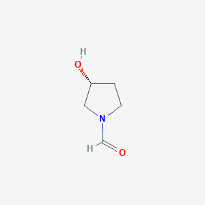 molecular formula C5H9NO2 B8322187 (R)-3-hydroxypyrrolidine-1-carbaldehyde 