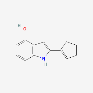 2-Cyclopent-1-enyl-1H-indol-4-ol