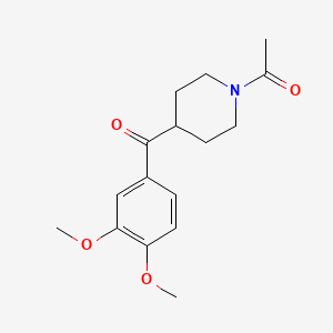 1-[4-(3,4-Dimethoxy-benzoyl)-piperidin-1-yl]-ethanone