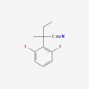 2-Methyl-2-(2,6-difluorophenyl)butyronitrile