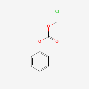molecular formula C8H7ClO3 B8322288 Carbonic acid, chloromethyl phenyl ester CAS No. 35180-03-1