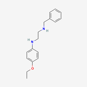 molecular formula C17H22N2O B8322316 N-(4-Ethoxyphenyl)-N'-(phenylmethyl)-1,2-ethanediamine 