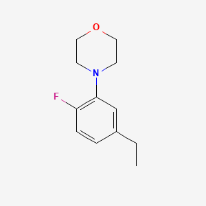 molecular formula C12H16FNO B8322331 4-(5-Ethyl-2-fluorophenyl)morpholine 