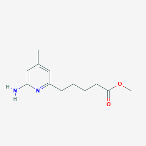 Methyl 5-(6-amino-4-methyl-2-pyridinyl)pentanoate