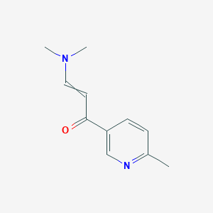 molecular formula C11H14N2O B8322407 3-Dimethylamino-1-(6-methyl-3-pyridyl)-2-propen-1-one 