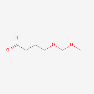 molecular formula C6H12O3 B8322414 4-(Methoxymethyloxy)butanal 