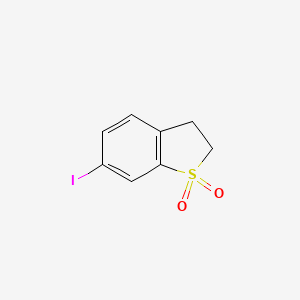 6-Iodo-2,3-dihydro-1-benzothiophene 1,1-dioxide