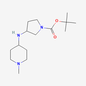 Tert-butyl 3-[(1-methylpiperidin-4-yl)amino]pyrrolidine-1-carboxylate
