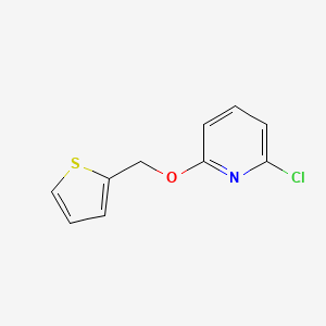 molecular formula C10H8ClNOS B8322526 2-Chloro-6-(2-Thienylmethoxy)Pyridine 
