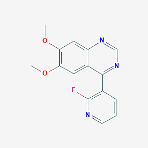 4-(2-Fluoro-pyridin-3-yl)-6,7-dimethoxy-quinazoline